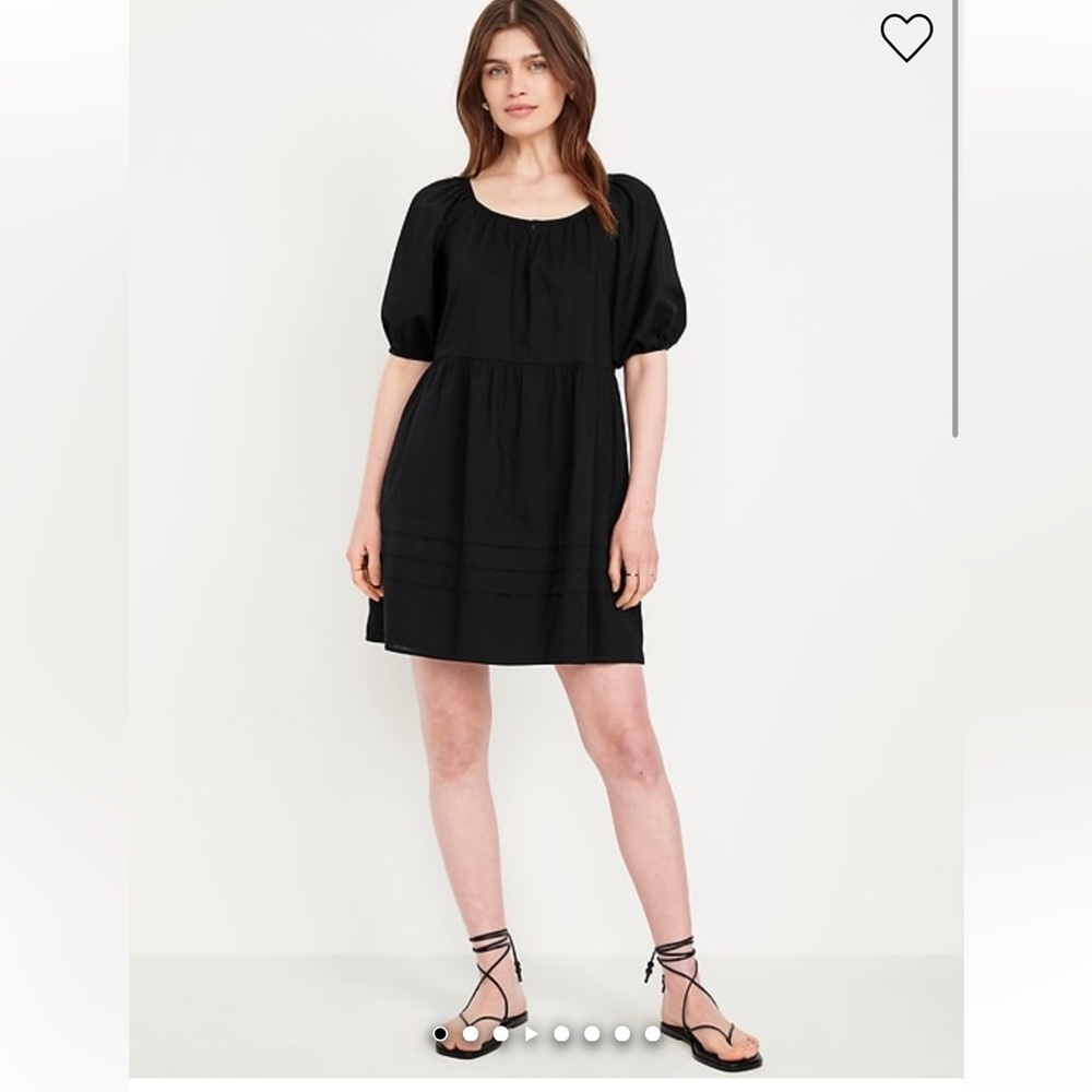 BNWT old navy pleated mini swing dress
